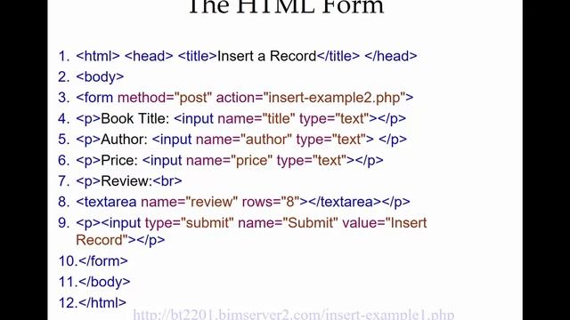 PHP - Querying and Inserting Records смотреть онлайн