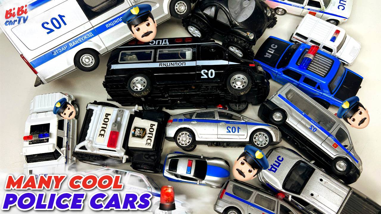 СУПЕР КРУТЫЕ игрушечные полицейские машинки C Лего Меном / Детям / Для детей