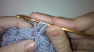 2 Узор крючком Звездочки по кругу для шапки, снуда Убавки Crochet Star Stitch pattern Decreases