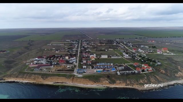 Участки, недвижимость с. Марьино в Черноморском районе Крым возле моря с высоты птичьего полета 201 смотреть онлайн