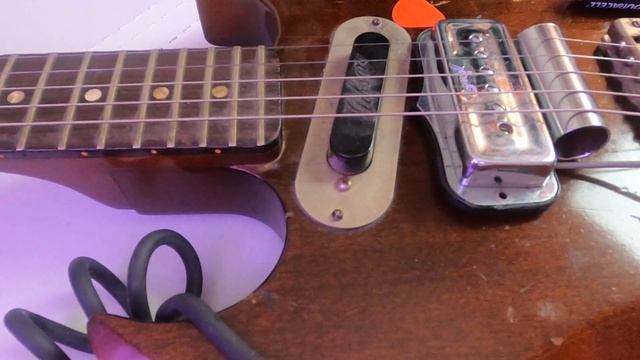 Fender Coronado Bridge Pickup 1967 tone test on Gibson SG-100 смотреть онлайн
