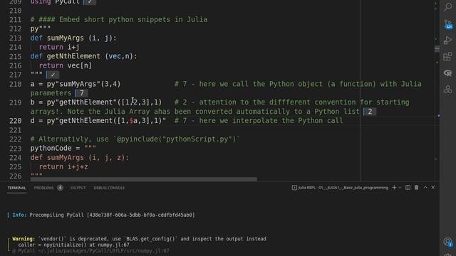 SPMLJ 01 JULIA1 6B Further Topics Part B Interoperability with other languages смотреть онлайн