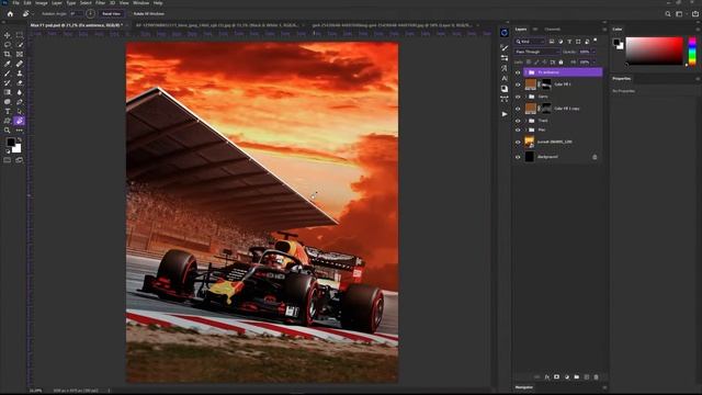 Speed Art - Max Verstappen | Photoshop смотреть онлайн