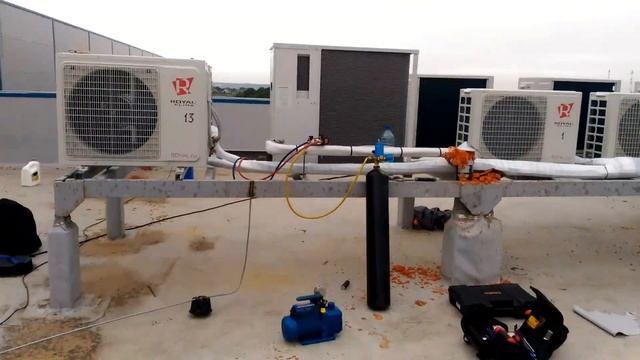 Влага в трассе. Сушка азотом. смотреть онлайн