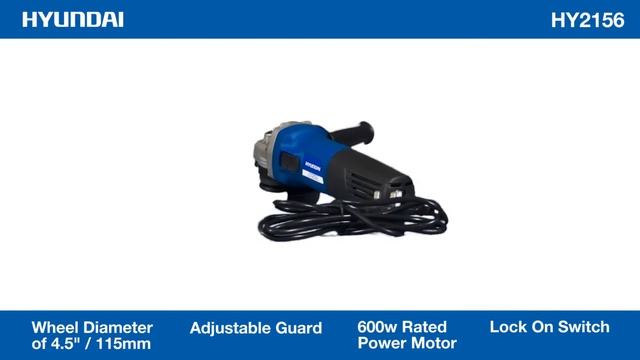 Hyundai HY2156 4 5' Angle Grinder смотреть онлайн