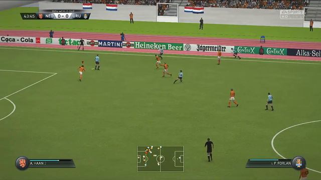 Copa do mundo Alemanha 74 FIFA Classic Patch 16 -Holanda X Uruguai смотреть онлайн