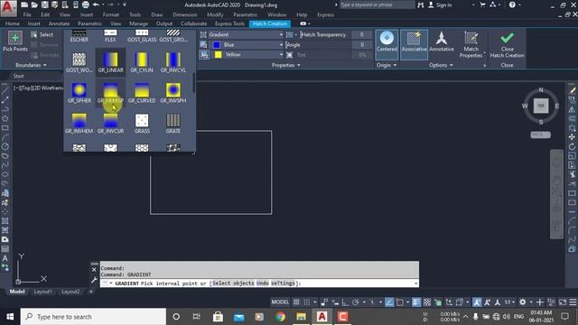 #32 How to use Gradient command in AutoCAD | Tutorial 32 | AutoCAD 2020 | Hindi/Urdu смотреть онлайн