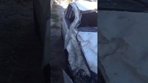 Митцубиси лансер 10, перевертыш.пострадавших нет.