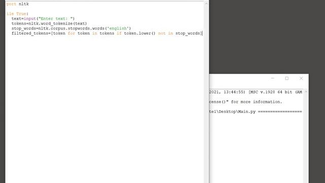 Python NLTK - Remove stop words смотреть онлайн