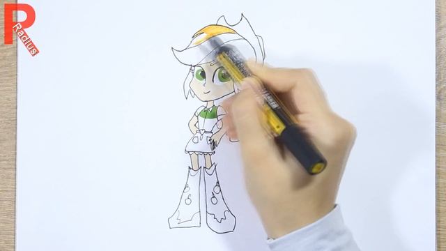 MLP EG Эпплджек в стиле Юные Титаны Вперед смотреть онлайн