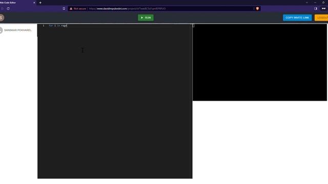 Interactive Web Code Editor - Python смотреть онлайн