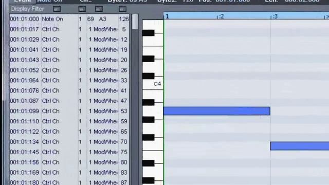 Samplitude & Sequoia Midi-10: The Midi Event List Editor смотреть онлайн