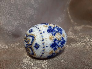 МК «Пасхальное яйцо». Плетение донышка и макушки мозаичным способом.