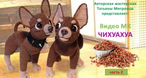 Мастер-класс Чихуахуа крючком (видео мк)-2 часть
