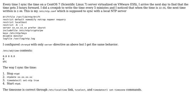 Unix & Linux: Time gets 3 hours forward always on midnight смотреть онлайн