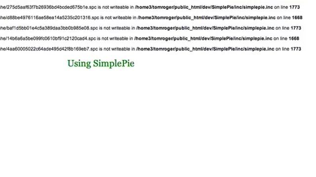 Design Tutorial - Using SimplePie смотреть онлайн