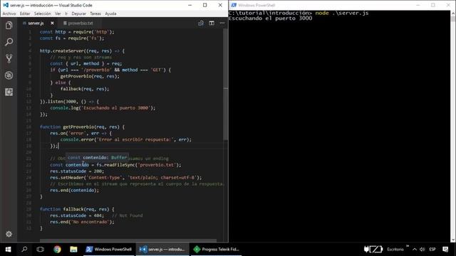 28 JavaScript y Node js Servicios web, request y response Parte 1 смотреть онлайн