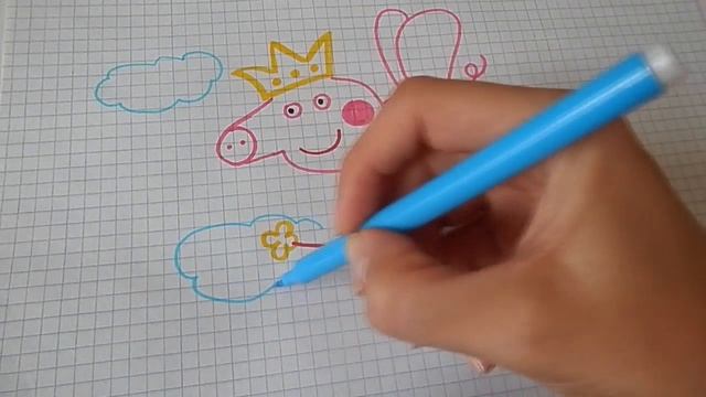 Peppa pig Как легко нарисовать Свинку Пеппу принцессу #9 / Easy how to draw peppa pig Princess смотреть онлайн