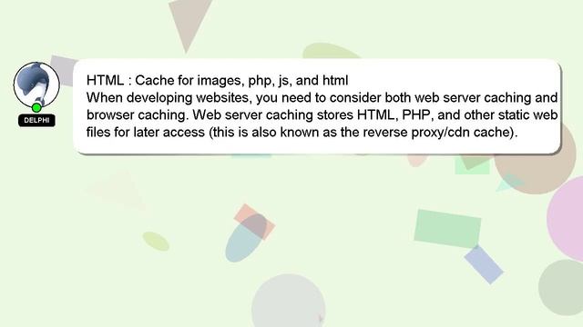 HTML : Cache for images, php, js, and html смотреть онлайн