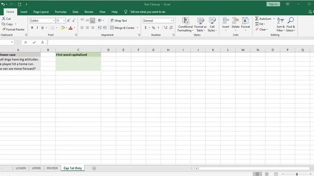 How To: Excel Functions To Make Text Capitalization Uniform смотреть онлайн