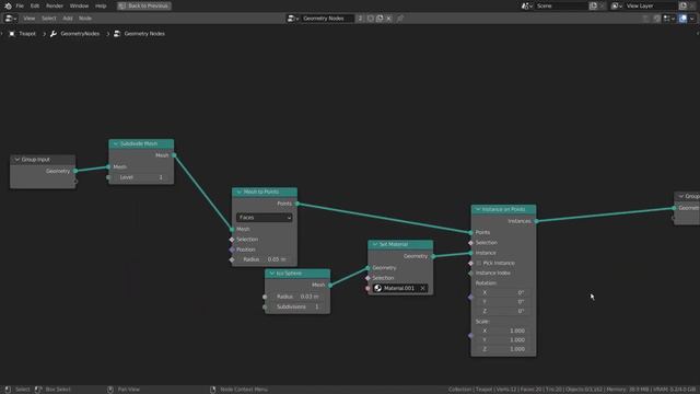 Blender Tutorial - Geometry Nodes - Set material смотреть онлайн