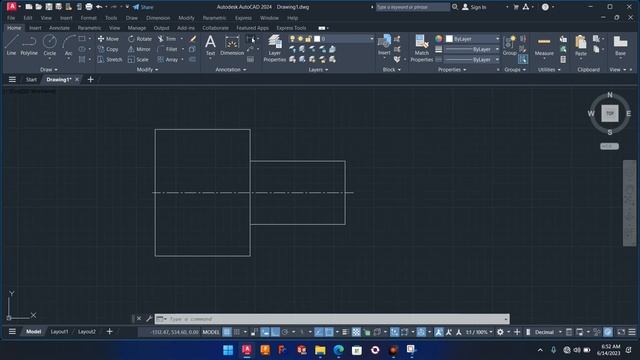 Ex 1 || autocad 2D || chapter 1 смотреть онлайн