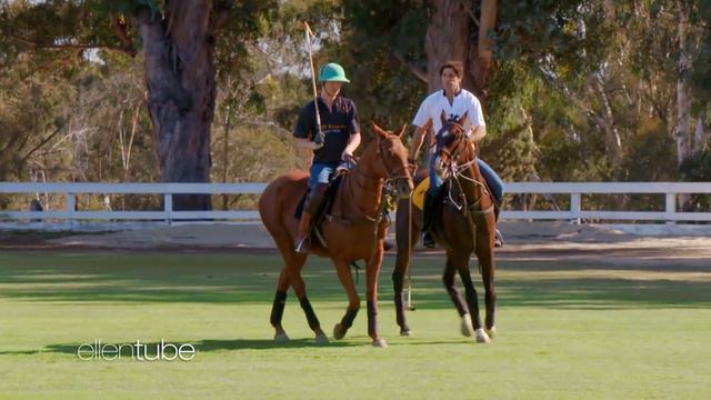 Pro Athlete Nacho Figueras Teaches Andy Zenor How to Play Polo смотреть онлайн