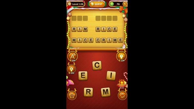 Word connect game level 126 127 || How to cross word connect game levels || word puzzle game levels смотреть онлайн