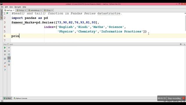head( ) and tail( ) function tutorial in Python pandas Series for Data Analysis. смотреть онлайн