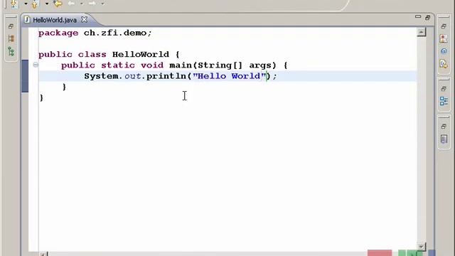 ZFI Webinar, Java Hello World mit Eclipse смотреть онлайн