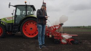 Настройка сеялки Kverneland MONOPILL SE и оценка качества сева сахарной свёклы