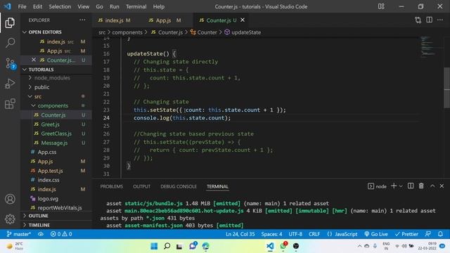 10 React setState in Telugu смотреть онлайн