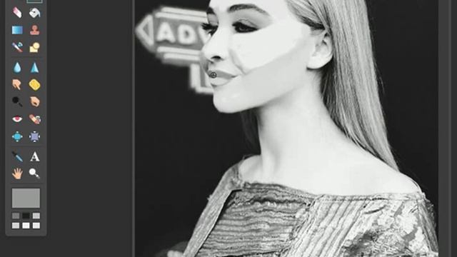 Dibujando a Sabrina Carpenter en Pixlr (Photoshop Online) | Super Fanática смотреть онлайн