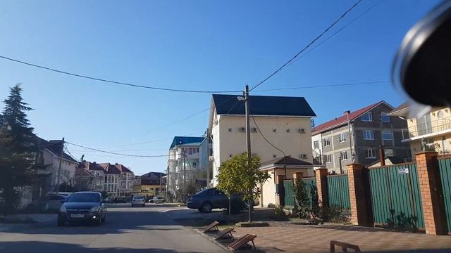 Лазаревское сегодня Сочи Авто прогулка по ул "аэродрому ",ул.Тормохова, Согласия, Единства. смотреть онлайн