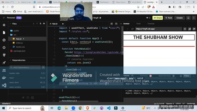 fetching Data in react from api смотреть онлайн