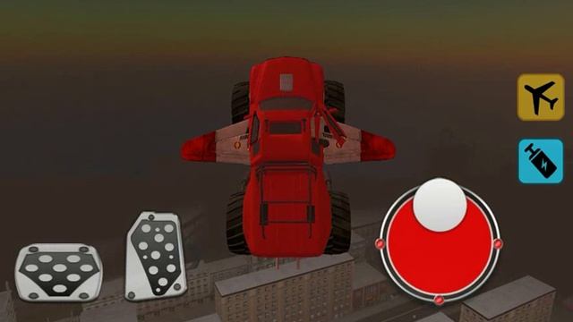 Futuristic Flying Monster Car Driving iOS Gameplay смотреть онлайн