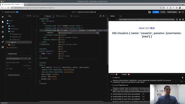 [Framework VueJS] - vue-router - 41 - Rotas com parâmetros смотреть онлайн
