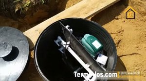 Установка септика для высокого уровня грунтовых вод Термо ЛОС 4 Плывун