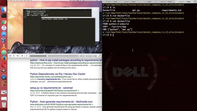 Use docker-compose to build simple micro-services смотреть онлайн