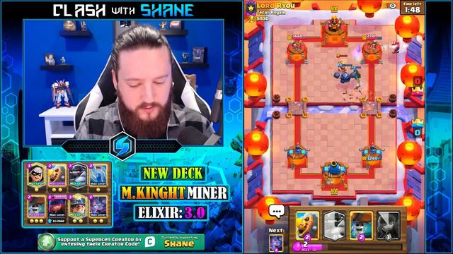 87% WIN RATE!! #1 NEW MEGA KNIGHT DECK DOMINATES IN CLASH ROYALE!! смотреть онлайн