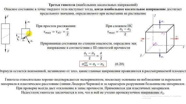 Часть 5. Гипотезы пластичности и разрушения смотреть онлайн