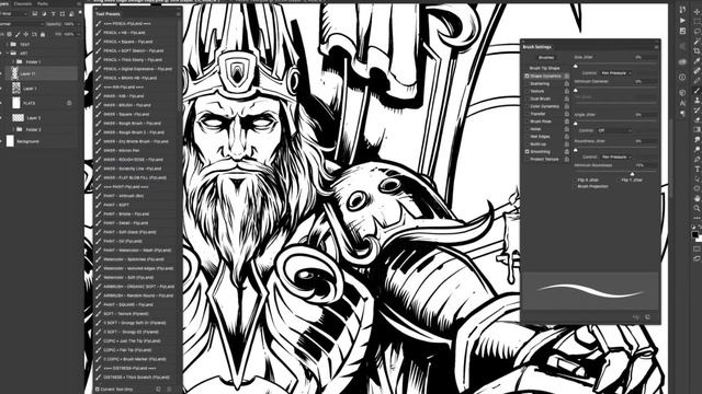 110+ Custom Brushes for Adobe Photoshop created by Professional Artist Brian Allen смотреть онлайн