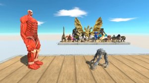 COLOSSAL TITAN VS ALL UNITS - Animal Revolt Battle Simulator