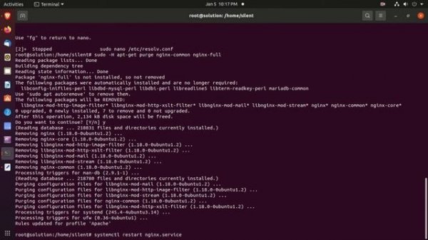 nginx service: Failed with result 'exit code' || process exited, code=exited, status=1/FAILURE