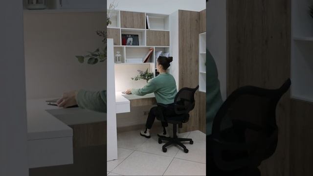 Уголок подростка 3в1: стол + шкаф + кровать смотреть онлайн