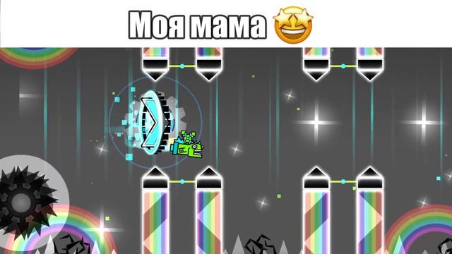 Типичная реклама мобильных игр (Geometry Dash) смотреть онлайн