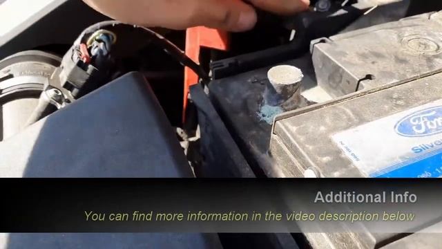 How to Replace Dead Battery on Ford Fiesta MK6 - Step by Step TUTORIAL смотреть онлайн