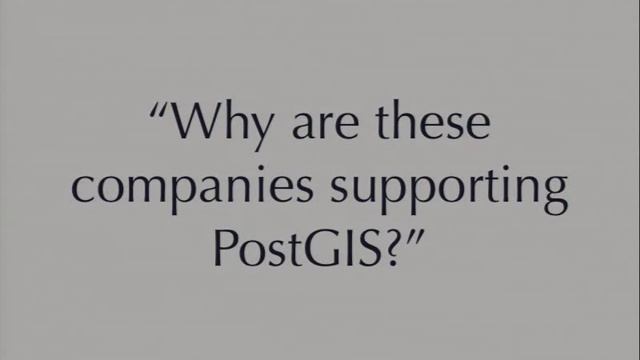 The State of PostGIS смотреть онлайн