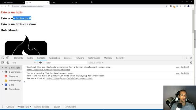 directívas v-show vs v-if en Vue.js смотреть онлайн