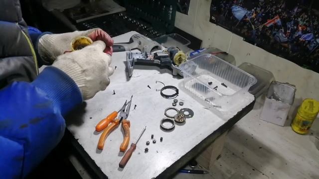 Шуруповерта ИНТЕРСКОЛ нет первой скорости Ремонт смотреть онлайн